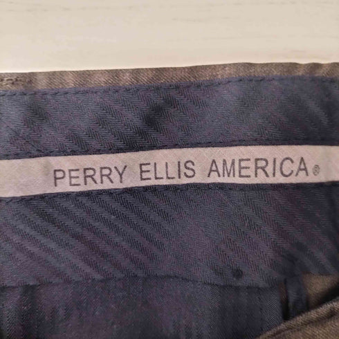 ペリーエリス PERRY ELLIS 2タック ロールアップ ワイド スラックス メンズ 30/30