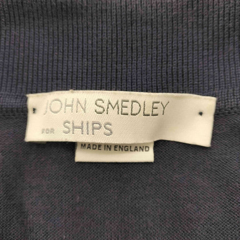 ジョンスメドレー JOHN SMEDLEY 現行タグ 別注 MADE IN ENGLAND SEA ISLAND COTTON 英国製 半袖 ポロ ニット セーター レディース