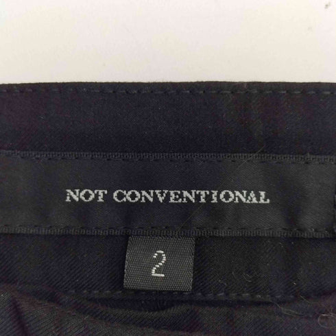 ノットコンベンショナル NOT CONVENTIONAL フロントボタンギミック ワイド パンツ メンズ JPN:2