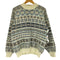 NO-EXCESS ウール アクリル 総柄モックネックニット メンズ import:M