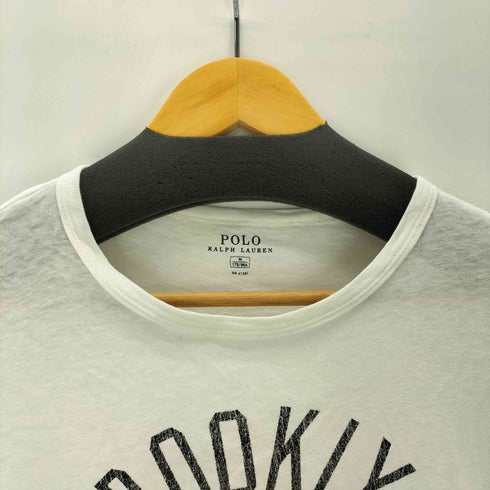 ポロラルフローレン POLO RALPH LAUREN 現行タグ RL67 アーチ ロゴ カレッジ プリント Tシャツ BROOKLYN ブルックリン メンズ import:M