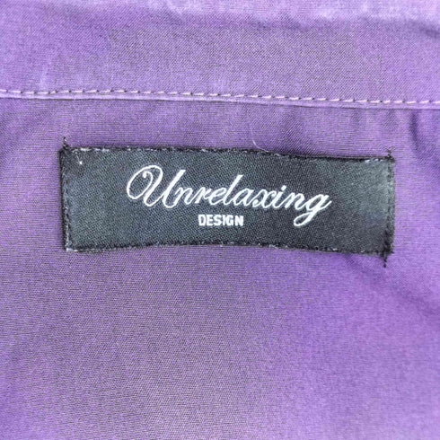 アンリラクシング unrelaxing 半袖チャイナシャツ メンズ