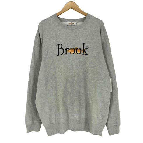 BROOK ブルック フィッシュ プリント スウェット トレーナー メンズ XL