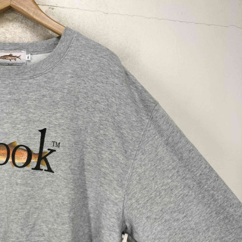 BROOK ブルック フィッシュ プリント スウェット トレーナー メンズ XL