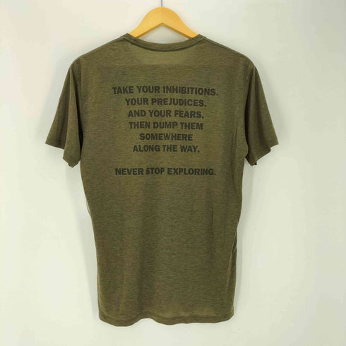 ザノースフェイス THE NORTH FACE FLASHDRY Merino Message Crew ショートスリーブ フラッシュドライ メリノ メッセージ クルー Tシャツ メンズ import:L