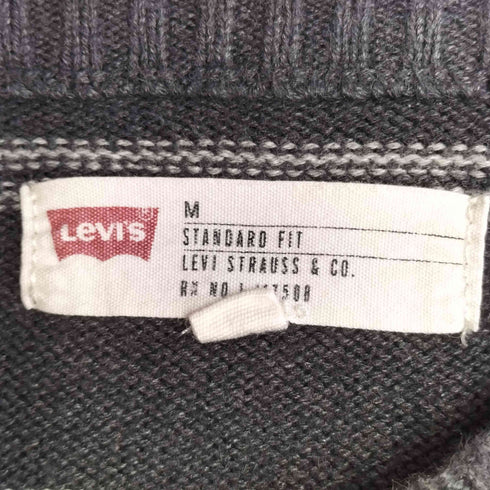 リーバイス Levis マルチボーダー クルーネックニット メンズ import:M