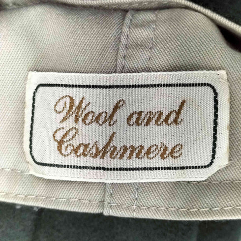 ウールカシミア リバーシブルPコート メンズ US:44