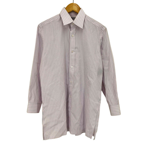 Charvet マルチストライプ 長袖 ドレス シャツ メンズ 38