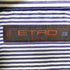 エトロミラノ ETRO MILANO マルチストライプ 長袖 シャツ メンズ 39