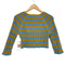 レイチェルコーミー RACHEL COMEY ボーダ クロップド カーディガン レディース S