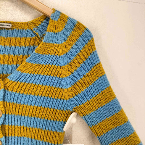 レイチェルコーミー RACHEL COMEY ボーダ クロップド カーディガン レディース S