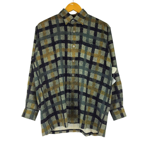 st dupont 長袖チェックシャツ レディース import:M