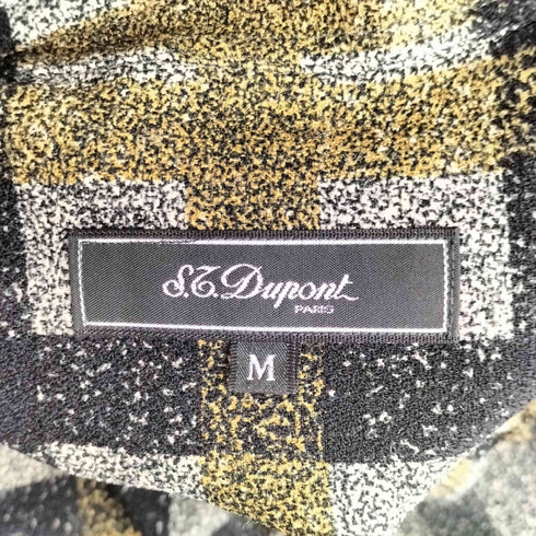 st dupont 長袖チェックシャツ レディース import:M