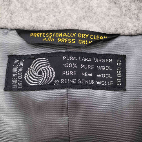 the American Male 80-90S OLD VIRGEN WOOL 100% バージンウール メルトン ダブルブレスト チェスター ロング コート メンズ