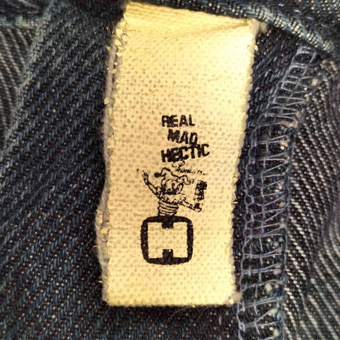 ヘクティク HECTIC realmad 90-00S インサイドアウト 製品染め デニム パンツ 裏原宿 メンズ JPN:L
