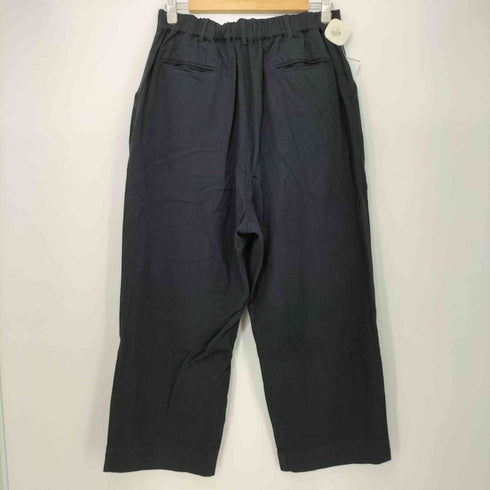 バディ―ヤ Badhiya 1TUCK SLACKS TWILL コットンツイル ワイド タック スラックス パンツ インド綿 メンズ