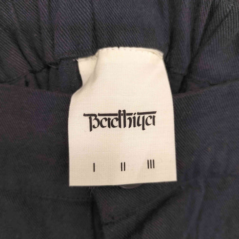 バディ―ヤ Badhiya 1TUCK SLACKS TWILL コットンツイル ワイド タック スラックス パンツ インド綿 メンズ