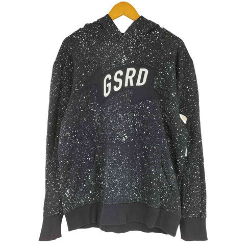 ジースターロー G-STAR RAW MIKEL HOODED SW L/S ペンキデザインパーカー メンズ import:L