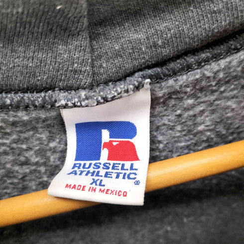 ラッセルアスレチック RUSSELL ATHLETIC 90-00s フロントピースマークペイント プルオーバーパーカー メンズ XL