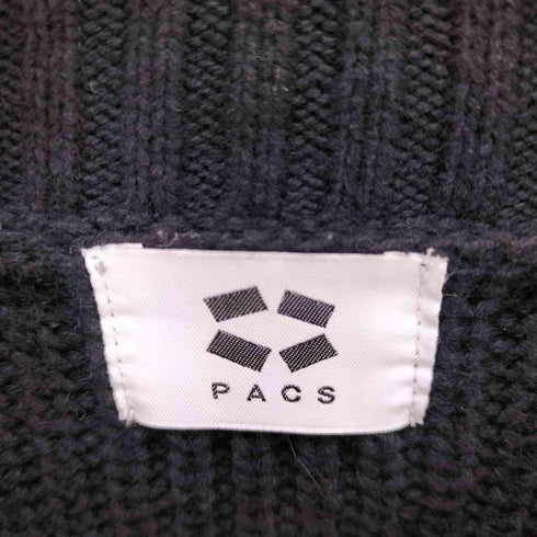 PACS PACS ドライバーズ ジップアップ リブニット メンズ LL