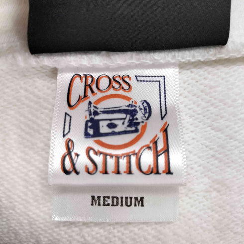 FLEX WIT ME フレックス ウィズ ミー CROSS & STITCH ボディ ロゴプリント ジップ パーカー street メンズ M