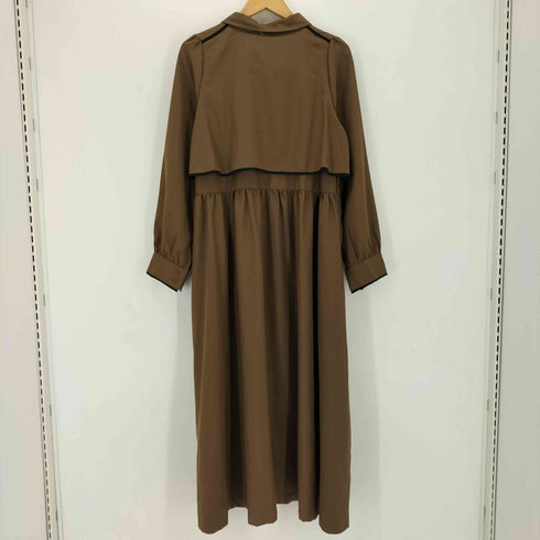 ノアールレーベル nOrLABEL トレンチ パイピングシャツワンピース レディース JPN:1