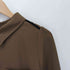 ノアールレーベル nOrLABEL トレンチ パイピングシャツワンピース レディース JPN:1
