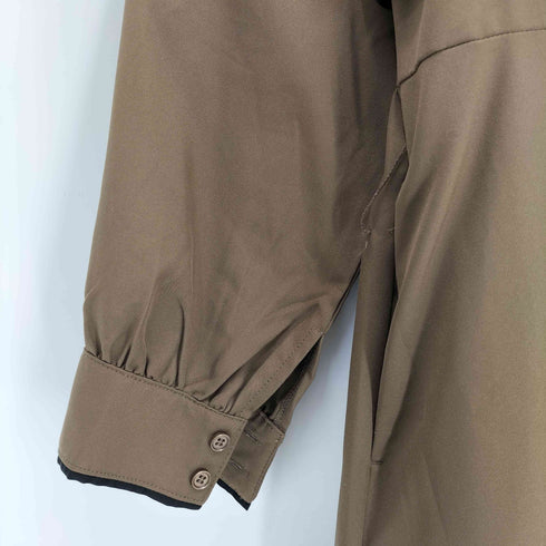 ノアールレーベル nOrLABEL トレンチ パイピングシャツワンピース レディース JPN:1