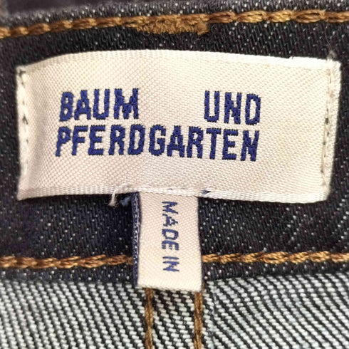 バウムウンドヘルガーデン BAUM UND PFERDGARTEN ISKO ジップフライデニムパンツ レディース 36