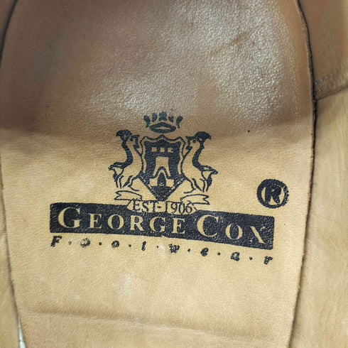 ジョージコックス GEORGE COX 英国製 スウェード レザー 切替 ローカット サドルシューズ メンズ UK:10
