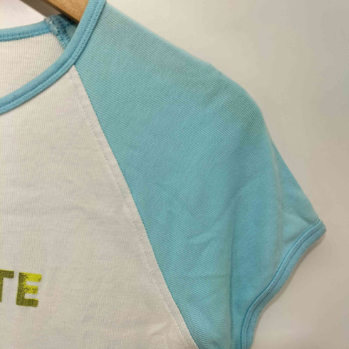 ラコステ LACOSTE 配色 ラグランスリーブ リブ Tシャツ レディース FR:40