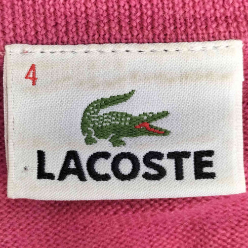 ラコステ LACOSTE ワンポイントロゴ刺繍 Vネック 長袖ニット メンズ 4
