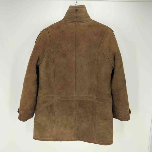HIDE SHOP ニュージーランド製 WOOL-N-SUEDE YKK片爪 ボマージャケット ムートンジャケット メンズ 38 97cm