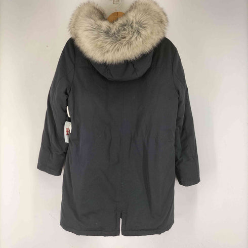 カルバンクラインジーンズ Calvin Klein Jeans ファー付き フーデットダウンコート レディース import:M