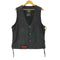 ハーレーダビッドソン HARLEY-DAVIDSON 00S OLD PATHWAY LEATHER VEST 本革 パスウェイ リアル レザー ベスト サイド レースアップ イーグル ファイヤー スカル 刺繍 Y2K メンズ import:L