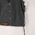 ハーレーダビッドソン HARLEY-DAVIDSON 00S OLD PATHWAY LEATHER VEST 本革 パスウェイ リアル レザー ベスト サイド レースアップ イーグル ファイヤー スカル 刺繍 Y2K メンズ import:L