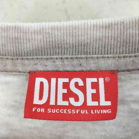 ディーゼル DIESEL T-NORM-AA8 半袖 プリント ラインストーン Tシャツ Y2K メンズ XL