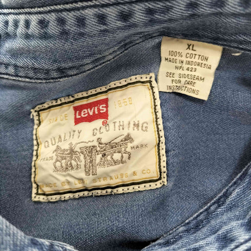 リーバイス Levis RED TAB 90S OLD デニム ワーク シャツ メンズ import:XL