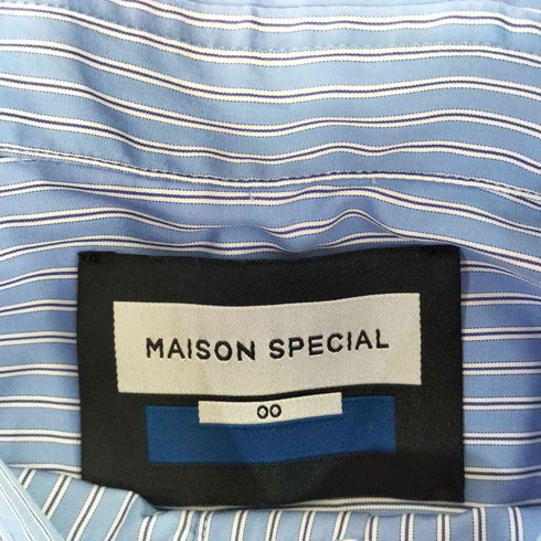 メゾンスペシャル MAISON SPECIAL Prime-Over Shirt トーマスメイソンプライムオーバーシャツ メンズ JPN:0