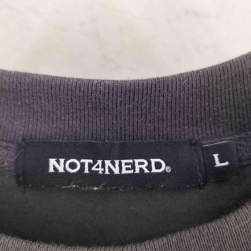 NOT4NERD ノットフォーナード Thunder Blur Logo T-Shirts サンダー ブラー ロゴ Tシャツ street メンズ L