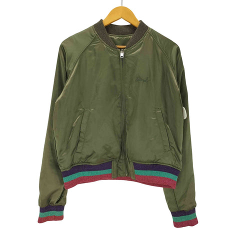ディーゼル DIESEL MA-1 クロップド リバーシブル ボンバー ジャケット レディース import:XL