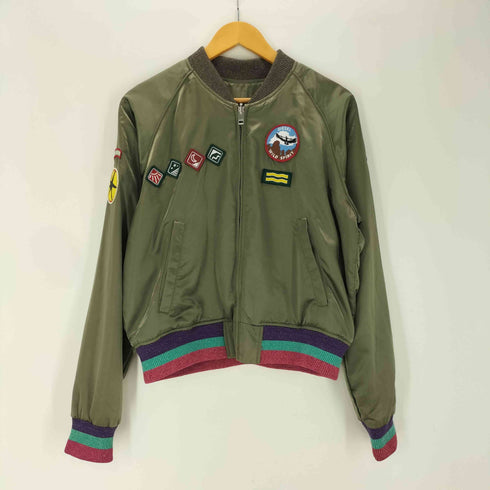 ディーゼル DIESEL MA-1 クロップド リバーシブル ボンバー ジャケット レディース import:XL