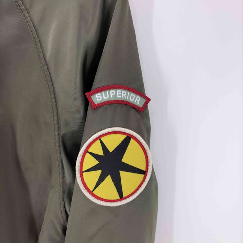 ディーゼル DIESEL MA-1 クロップド リバーシブル ボンバー ジャケット レディース import:XL