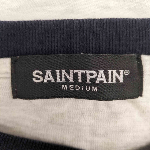 SAINT PAIN フロントプリント 長袖ラグランTシャツ レディース JPN:M