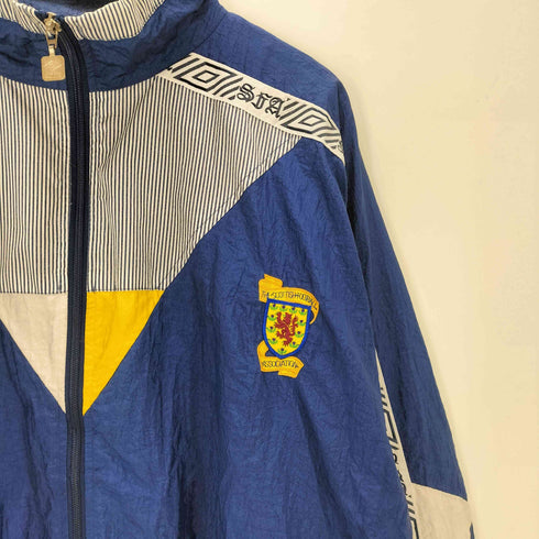 アンブロ UMBRO international 90S OLD 旧タグ 初期 The Scottish Football Association Nylon Jacket スコティッシュ フットボール アソシエーション ナイロン ジャケット メンズ import:M