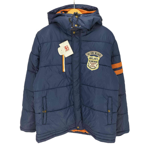 タウンアンドカントリー TOWN & COUNTRY T&C SURF DESIGN ロゴワッペン フード着脱可 フーデット 中綿ジャケット メンズ import:XL