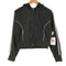 AVANDRESS パイピングデザイン クロップドジップパーカー レディース import:S