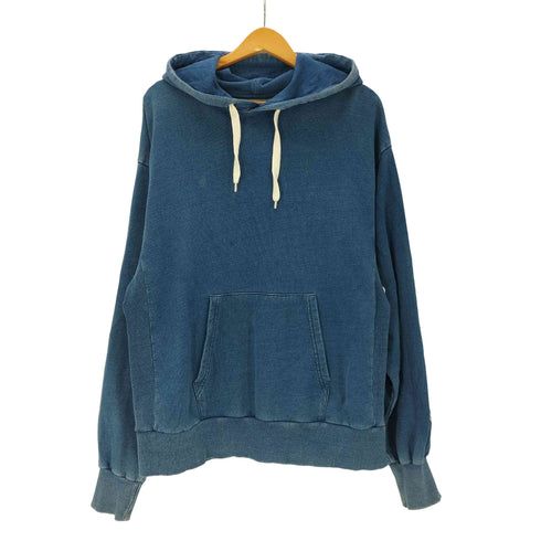 ゲスジーンズ GUESS JEANS バックプリント デニム プルオーバー フーディー パーカー メンズ import:S