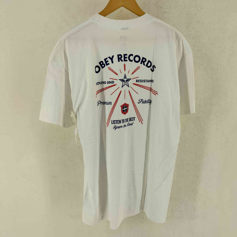 オベイ OBEY LISTEN TO THE BEST GRAPHIC TEE グラフィック Tシャツ メンズ XL
