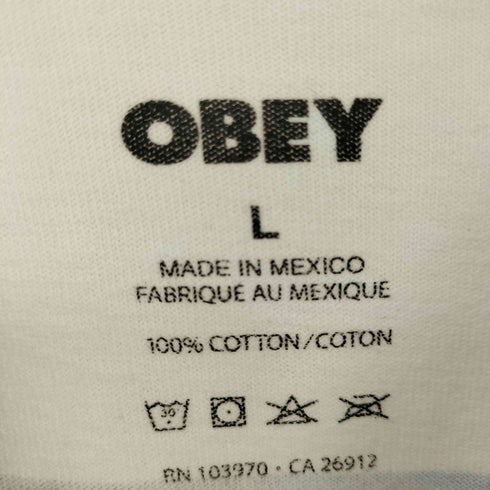オベイ OBEY Alehsy Lambo T-Shirt アレシィー ランボ Tシャツ メンズ L